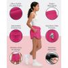 imagePURE CHAMP Girls Shorts 4 Pack Girls Athletic Shorts UltraSoft Youth Quick Dry Dolphin with Drawstring Size Toddler 16Chacoal  Bright Pink  Dusty Blue  Coral