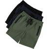 image:imagePURE CHAMP Athletic Shorts for Men 3 Pack Casual Shorts 8 Basketball Gym Shorts with Zipper Pockets Size Small 3XLSet04