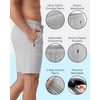 image:imagePURE CHAMP Athletic Shorts for Men 3 Pack Casual Shorts 8 Basketball Gym Shorts with Zipper Pockets Size Small 3XLSet1