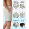 image:imagePURE CHAMP Athletic Shorts for Men 3 Pack Casual Shorts 8 Basketball Gym Shorts with Zipper Pockets Size Small 3XLSet4