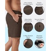 image:imagePURE CHAMP Athletic Shorts for Men 3 Pack Casual Shorts 8 Basketball Gym Shorts with Zipper Pockets Size Small 3XLSet5