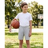 image:imagePURE CHAMP Boys Athletic Shorts 3 Pack Active Boys Shorts Youth Kids Elastic Waist with Zipper Pockets Toddler18Black  Charcoal Heather  Heather Gray
