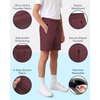 image:imagePURE CHAMP Boys Athletic Shorts 3 Pack Active Boys Shorts Youth Kids Elastic Waist with Zipper Pockets Toddler18Black  Navy  Burgundy Heather