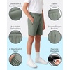 image:imagePURE CHAMP Boys Athletic Shorts 3 Pack Active Boys Shorts Youth Kids Elastic Waist with Zipper Pockets Toddler18Black  Sage  Khaki