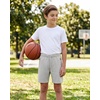 image:imagePURE CHAMP Boys Athletic Shorts 3 Pack Active Boys Shorts Youth Kids Elastic Waist with Zipper Pockets Toddler18Black  Taupe Heather  Brown Heather