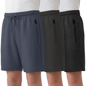image:imagePURE CHAMP Boys Athletic Shorts 3 Pack Active Boys Shorts Youth Kids Elastic Waist with Zipper Pockets Toddler18Heather Black   Stone Blue  Deep Gray