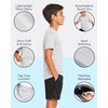 image:imagePURE CHAMP Boys Athletic Shirts 6 Pack Dry Fit Short Sleeve Boys Tshirts Basketball Baseball Soccer Tee Kids Youth amp TeensBlack  Black  Black white  White  White