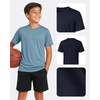 image:imagePURE CHAMP Boys Athletic Shirts 6 Pack Dry Fit Short Sleeve Boys Tshirts Basketball Baseball Soccer Tee Kids Youth amp TeensBlack  Charcoal  Royal  Light Blue  Navy  Red