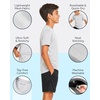image:imagePURE CHAMP Boys Athletic Shirts 6 Pack Dry Fit Short Sleeve Boys Tshirts Basketball Baseball Soccer Tee Kids Youth amp TeensBlack  Doeskin  Olive  Brown  Cream  Hunter Green