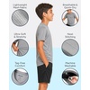 image:imagePURE CHAMP Boys Athletic Shirts 6 Pack Dry Fit Short Sleeve Boys Tshirts Basketball Baseball Soccer Tee Kids Youth amp TeensBlack  White  Navy  Charcoal  Gray  Offwhite