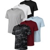 image:imagePURE CHAMP Boys Athletic Shirts 6 Pack Dry Fit Short Sleeve Boys Tshirts Basketball Baseball Soccer Tee Kids Youth amp TeensBlack  Black Camo  Burgundy  Gray  Teal white