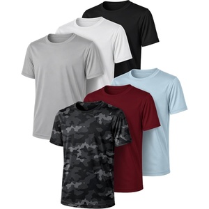 image:imagePURE CHAMP Boys Athletic Shirts 6 Pack Dry Fit Short Sleeve Boys Tshirts Basketball Baseball Soccer Tee Kids Youth amp TeensBlack  Black Camo  Burgundy  Gray  Teal white